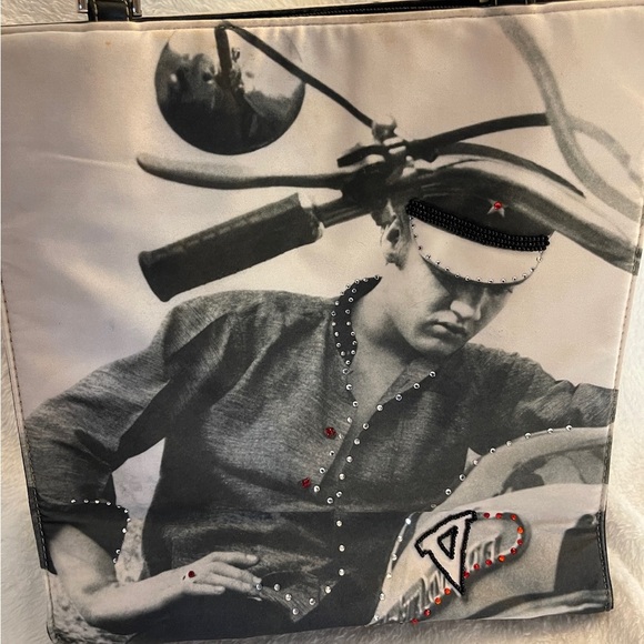 Sleek Elvis Presley Black and Gray Bag - Picture 1 of 6
